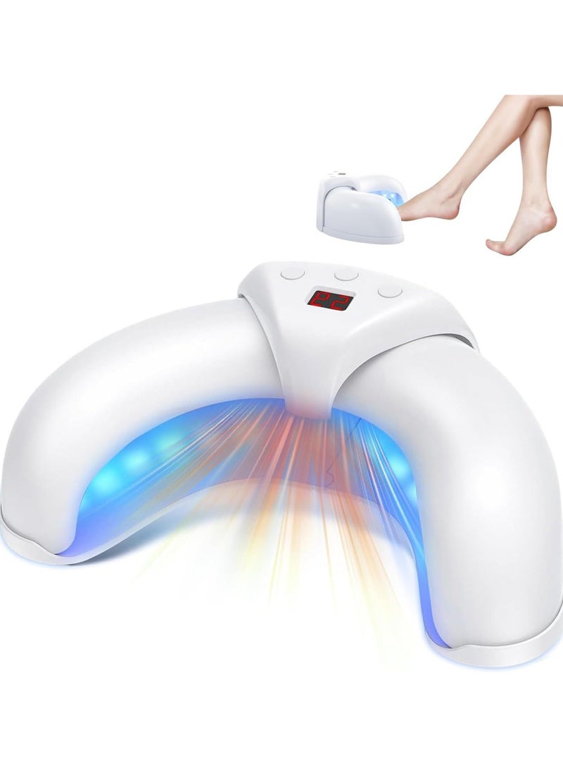 2026 جهاز الليزر الفطري للأظافر 99٪ العدوى الفطرية القضاء عليها في 3 دقائق 30 / 60 / 99 من التحكم في الوقت الذكي / الذكي الضوء الفطري للأظافر استعادة الأظافر الصحية وتجديد الثقة بالنفس الأبيض - Image 1